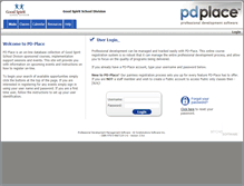 Tablet Screenshot of gssd.pdplace.com
